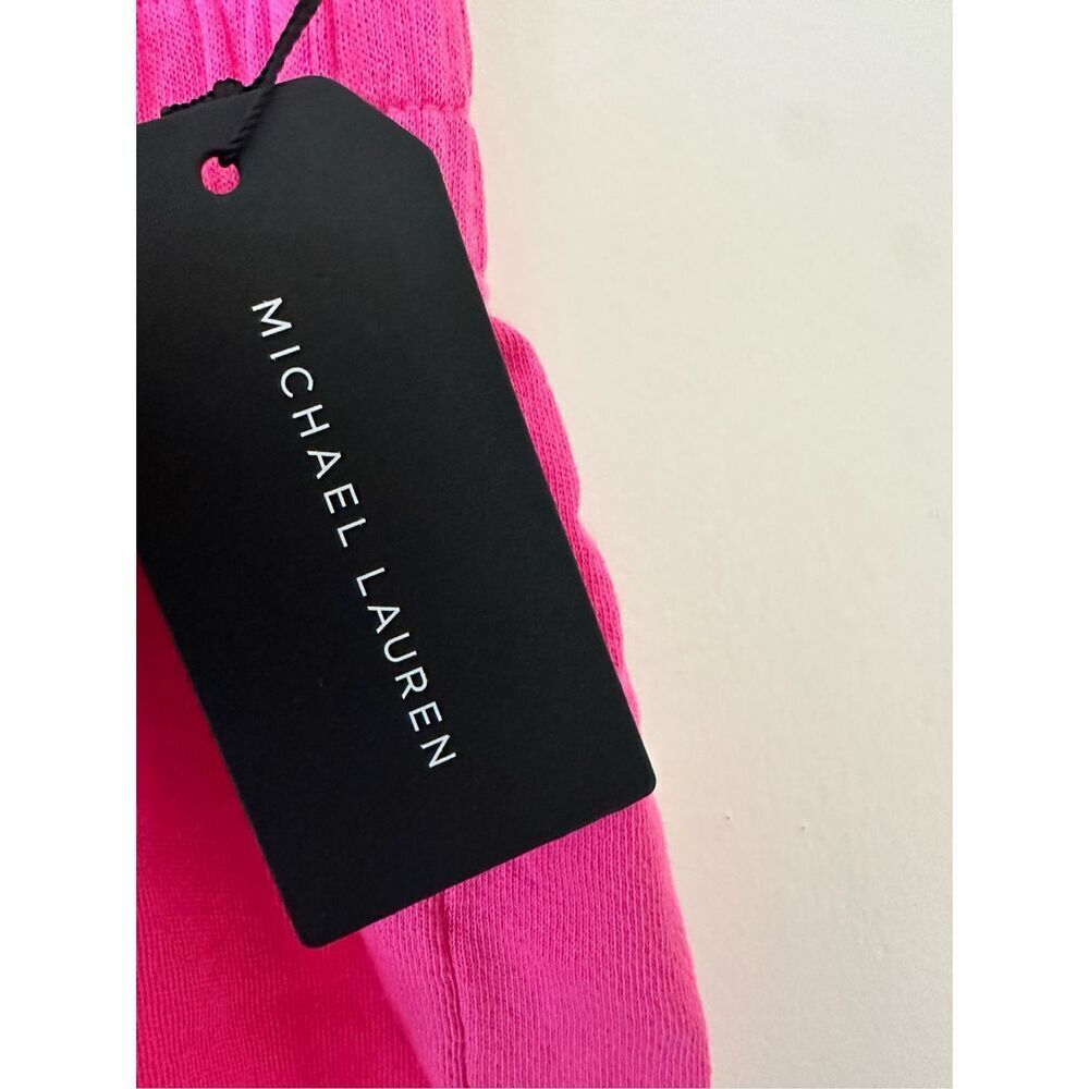 Michael Lauren Revolve Pink Elastic Waist Shorts Size Small New - Picture 2 of 3